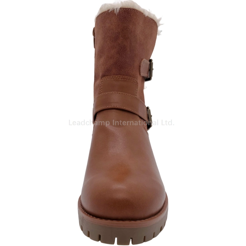 Winter Comfortable Fur Women′ S Shoes Fashion MID-Calf Casual Lady Boots