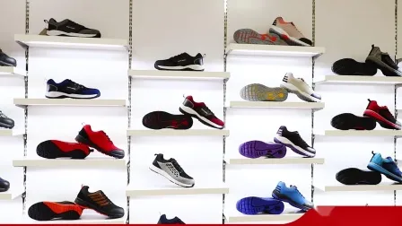 Черные кожаные защитные ботинки Cow Action со стальным носком и сетчатой ​​подкладкой.