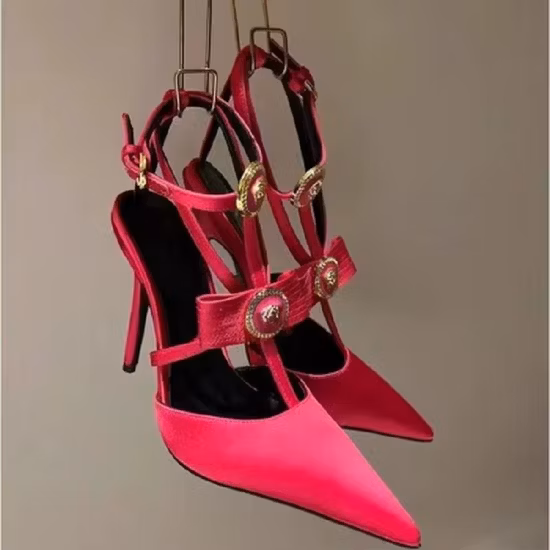 Сексуальные туфли на высоком каблуке, роскошное вечернее платье, дизайн свадебной женской обуви