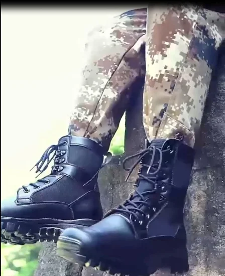 Китайская армейская мужская обувь Синьсин, черные кожаные ботинки из искусственной кожи, военные полицейские тактические ботинки для инъекций